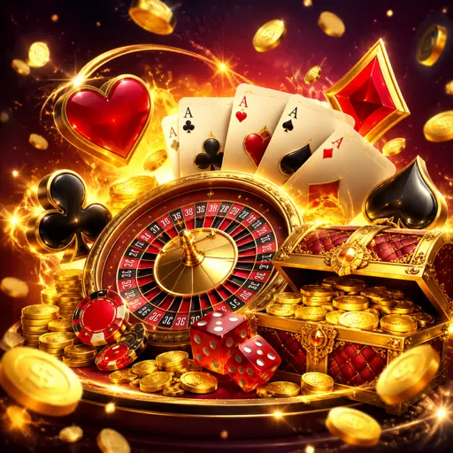 Vitrine colorida com os principais jogos online de cassino do F69.COM